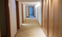 Pasillos acabados y habitaciones